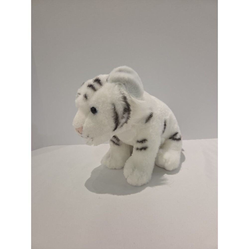 Wild Republic White Tiger 14 inch Plush Realistic Stuffed Animal Blue Eyes Toy